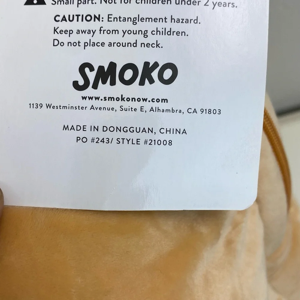 Smoko Plushie Cute Corgi Dog Backpack for Pet Lovers NWT